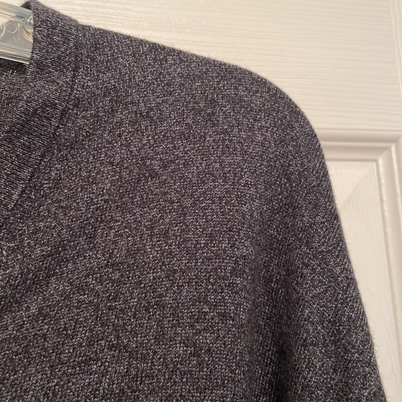 NWT $69 BANANA Republic Luxury Blend Pullover Sweater Heather Gray with Cashmere - Picture 14 of 15